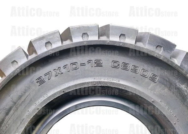 Шина цельнолитая CST 27x10-12 C8909 CL